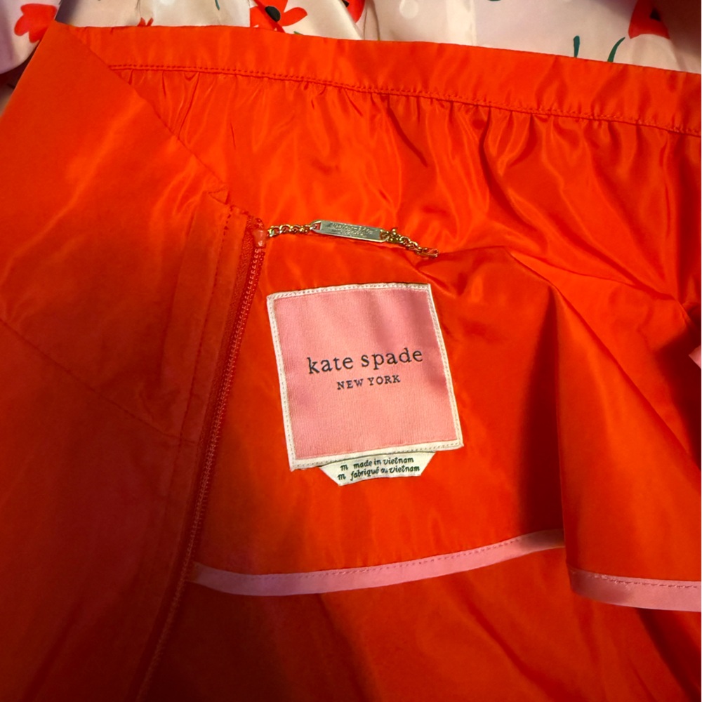 Kate Spade Light Rain Jacket Bright - Picture 3 of 4